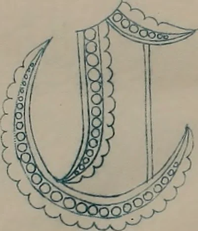 An illustration from Alphabets, 1860, leaf 77