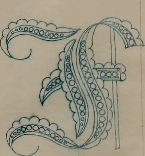 An illustration from Alphabets, 1860, leaf 77