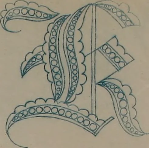 An illustration from Alphabets, 1860, leaf 78