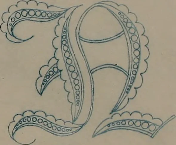 An illustration from Alphabets, 1860, leaf 78