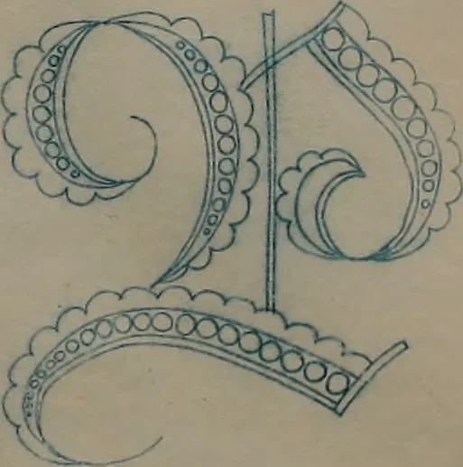 An illustration from Alphabets, 1860, leaf 78