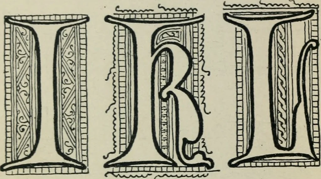 An illustration from Alphabets old and new, for the use of craftsmen : with an introductory essay on Art in the alphabet, 1898, leaf 111