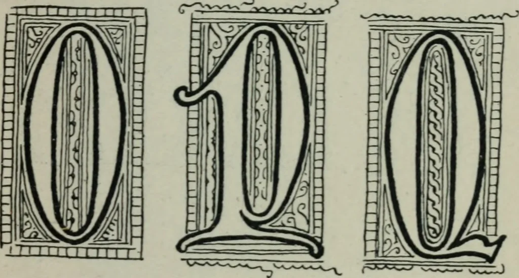 An illustration from Alphabets old and new, for the use of craftsmen : with an introductory essay on Art in the alphabet, 1898, leaf 112