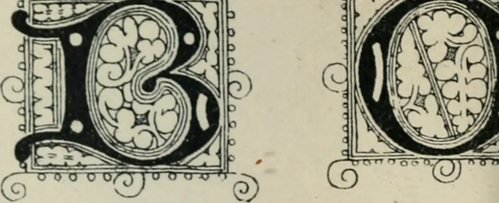 An illustration from Alphabets old and new, for the use of craftsmen : with an introductory essay on Art in the alphabet, 1898, leaf 115