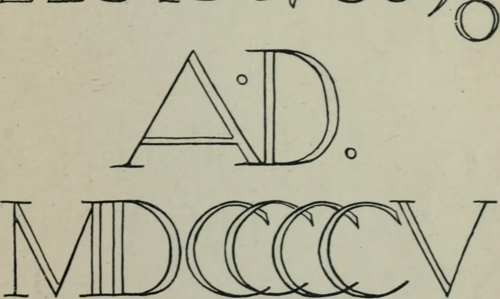 An illustration from Alphabets old and new, for the use of craftsmen : with an introductory essay on Art in the alphabet, 1898, leaf 176