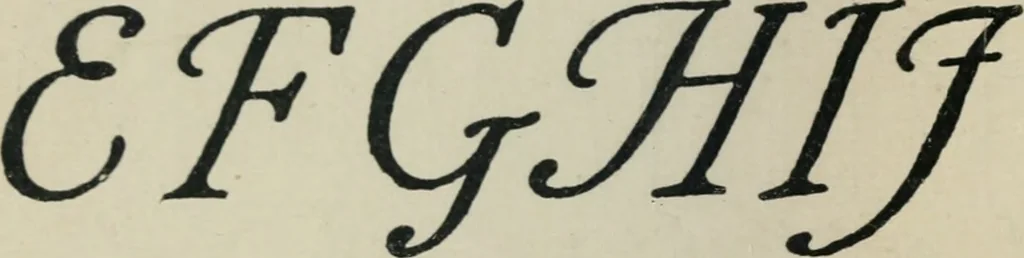 An illustration from Alphabets old and new, for the use of craftsmen : with an introductory essay on Art in the alphabet, 1898, leaf 179