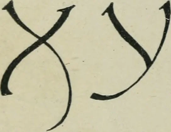 An illustration from Alphabets old and new, for the use of craftsmen : with an introductory essay on Art in the alphabet, 1898, leaf 187