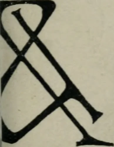 An illustration from Alphabets old and new, for the use of craftsmen : with an introductory essay on Art in the alphabet, 1898, leaf 190