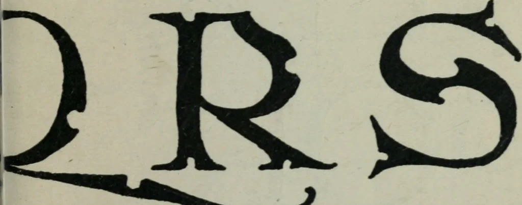 An illustration from Alphabets old and new, for the use of craftsmen : with an introductory essay on Art in the alphabet, 1898, leaf 206
