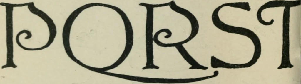 An illustration from Alphabets old and new, for the use of craftsmen : with an introductory essay on Art in the alphabet, 1898, leaf 207