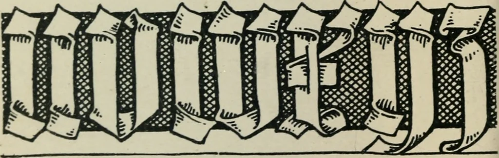 An illustration from Alphabets old and new, for the use of craftsmen : with an introductory essay on Art in the alphabet, 1898, leaf 223