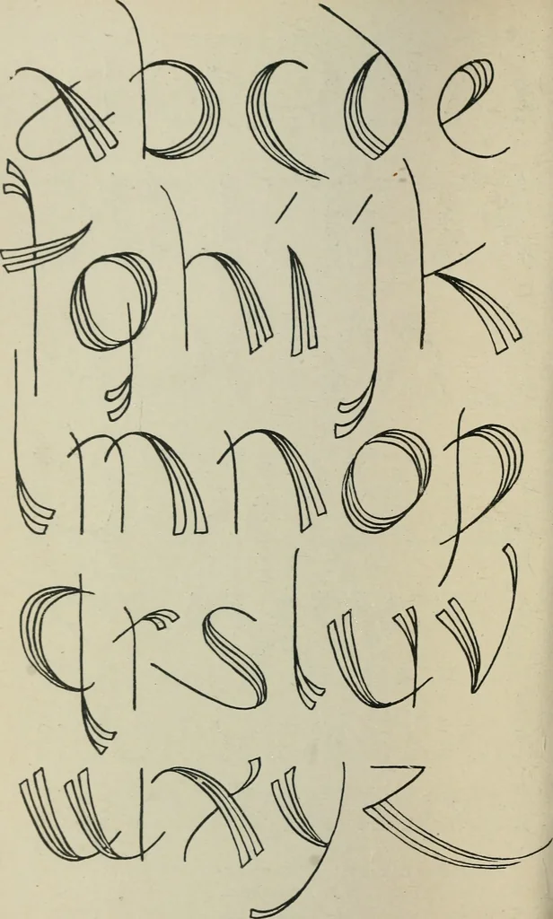 An illustration from Alphabets old and new, for the use of craftsmen : with an introductory essay on Art in the alphabet, 1898, leaf 229