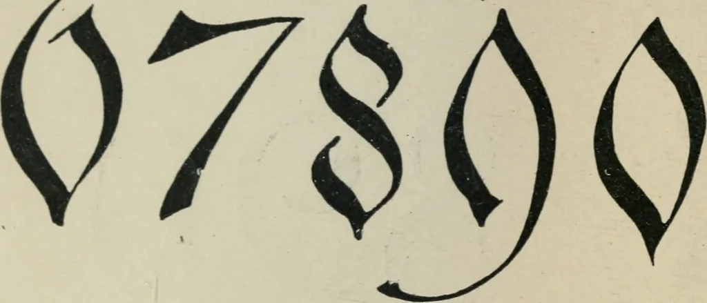 An illustration from Alphabets old and new, for the use of craftsmen : with an introductory essay on Art in the alphabet, 1898, leaf 237
