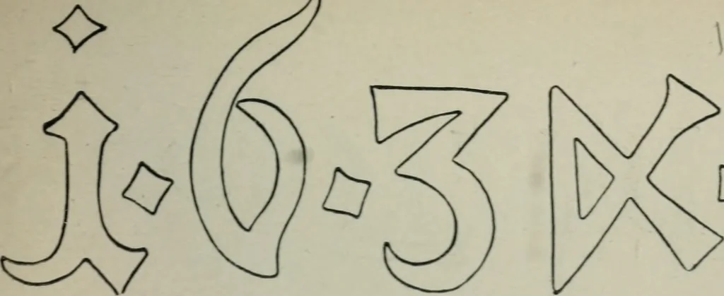 An illustration from Alphabets old and new, for the use of craftsmen : with an introductory essay on Art in the alphabet, 1898, leaf 242
