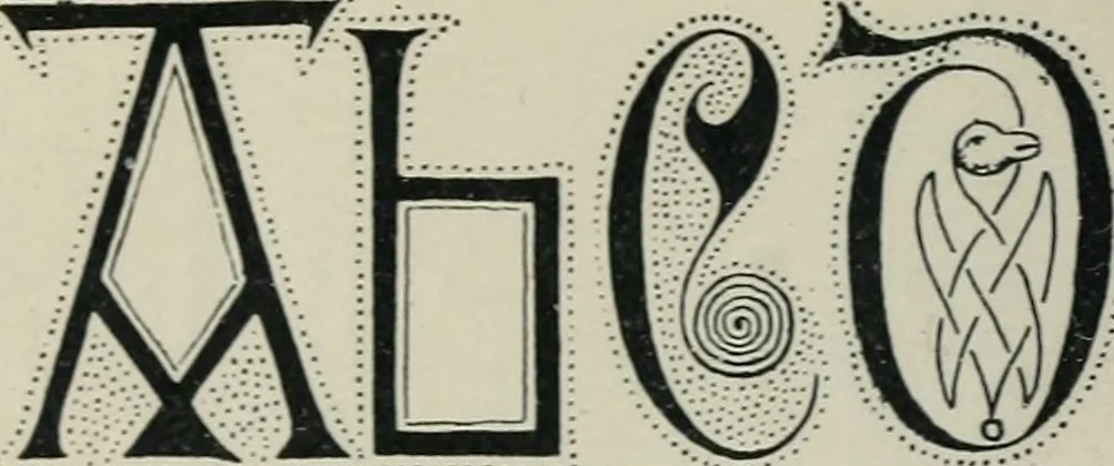 An illustration from Alphabets old and new, for the use of craftsmen : with an introductory essay on Art in the alphabet, 1898, leaf 83