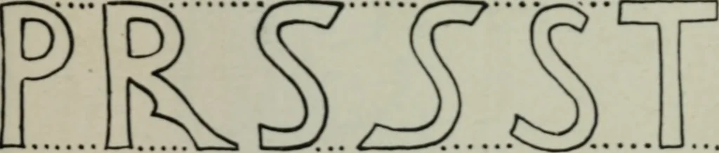 An illustration from Alphabets old and new, for the use of craftsmen : with an introductory essay on Art in the alphabet, 1898, leaf 88