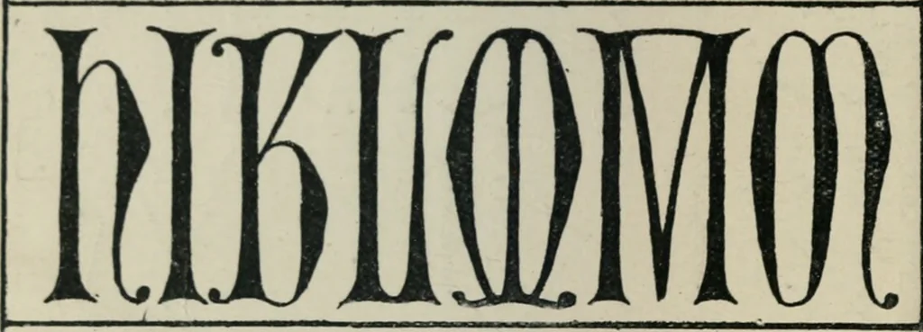 An illustration from Alphabets old and new, for the use of craftsmen : with an introductory essay on Art in the alphabet, 1898, leaf 95