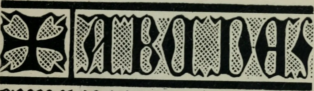 An illustration from Alphabets old and new, for the use of craftsmen : with an introductory essay on Art in the alphabet, 1898, leaf 96