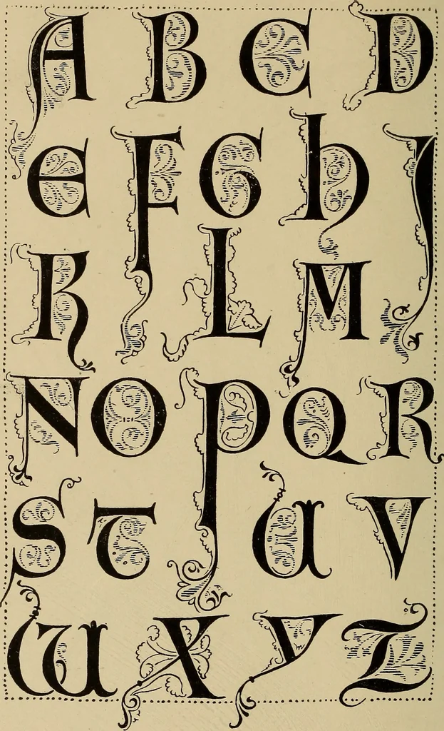 An illustration from Alphabets old and new, for the use of craftsmen, 1910, leaf 101