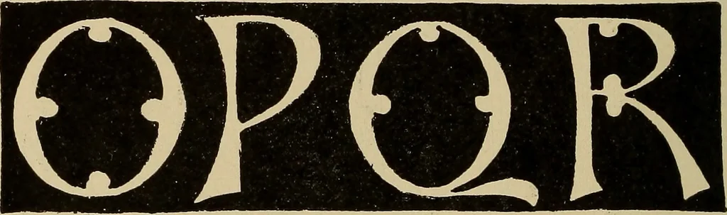 An illustration from Alphabets old and new, for the use of craftsmen, 1910, leaf 105