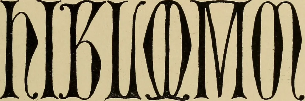 An illustration from Alphabets old and new, for the use of craftsmen, 1910, leaf 110