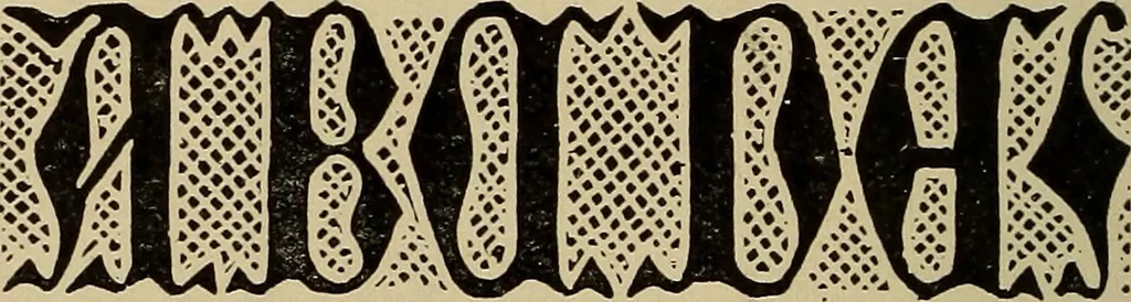 An illustration from Alphabets old and new, for the use of craftsmen, 1910, leaf 111