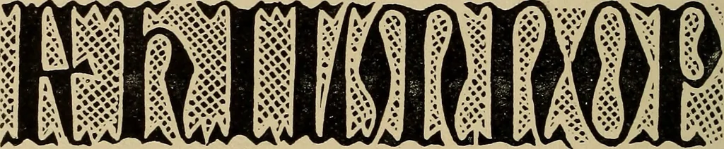 An illustration from Alphabets old and new, for the use of craftsmen, 1910, leaf 111