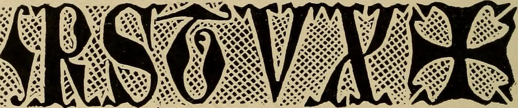 An illustration from Alphabets old and new, for the use of craftsmen, 1910, leaf 111