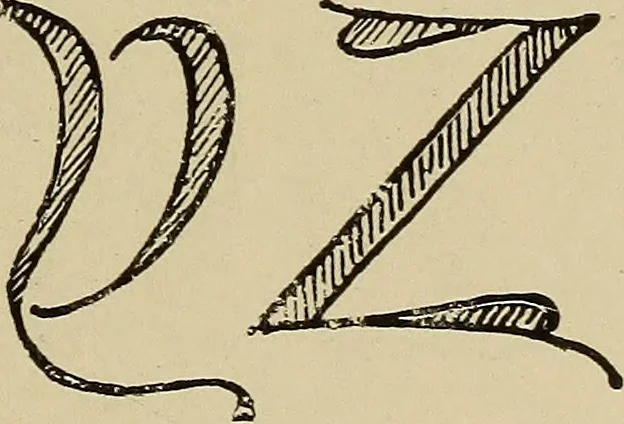 An illustration from Alphabets old and new, for the use of craftsmen, 1910, leaf 118