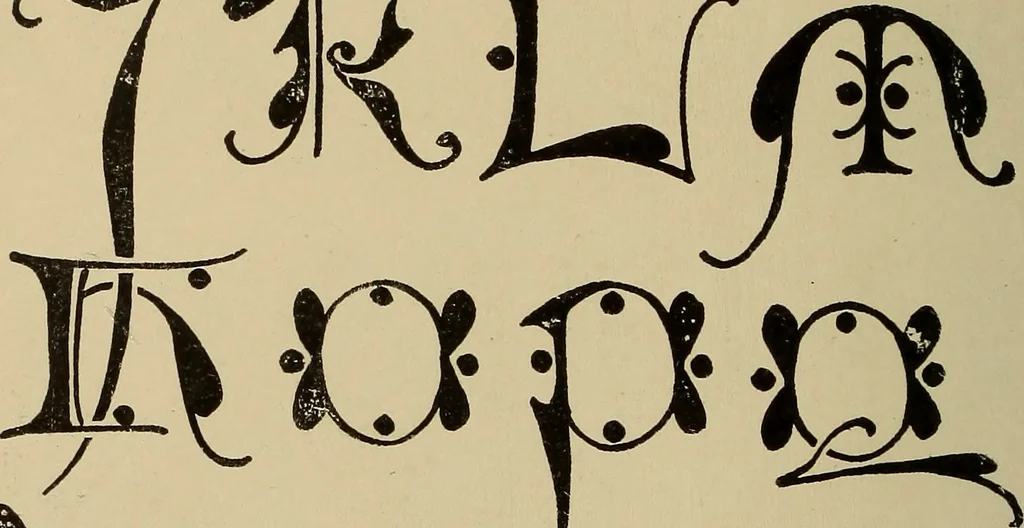 An illustration from Alphabets old and new, for the use of craftsmen, 1910, leaf 123