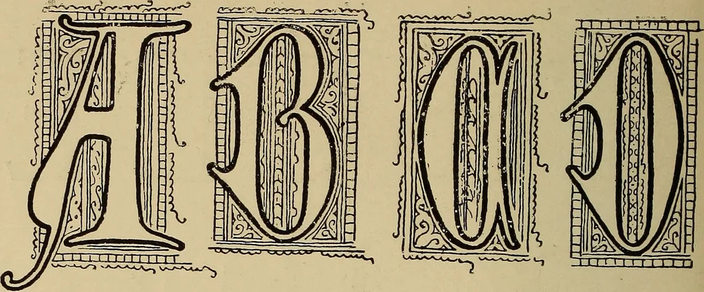 An illustration from Alphabets old and new, for the use of craftsmen, 1910, leaf 133