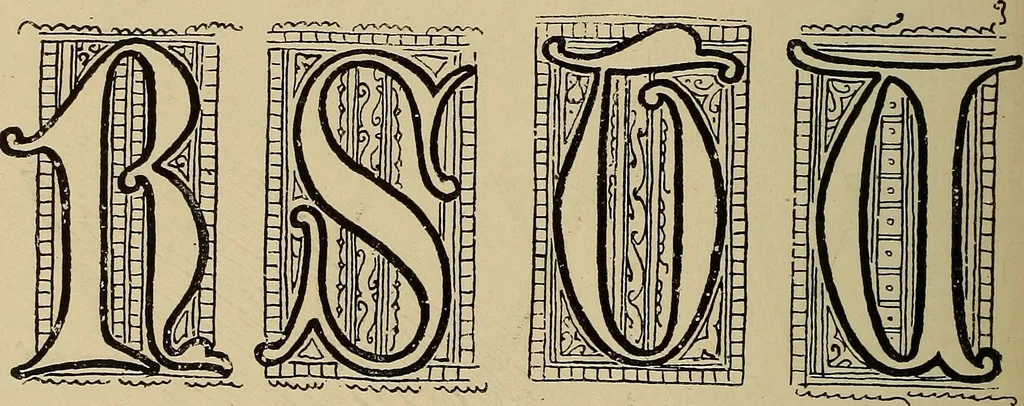 An illustration from Alphabets old and new, for the use of craftsmen, 1910, leaf 133