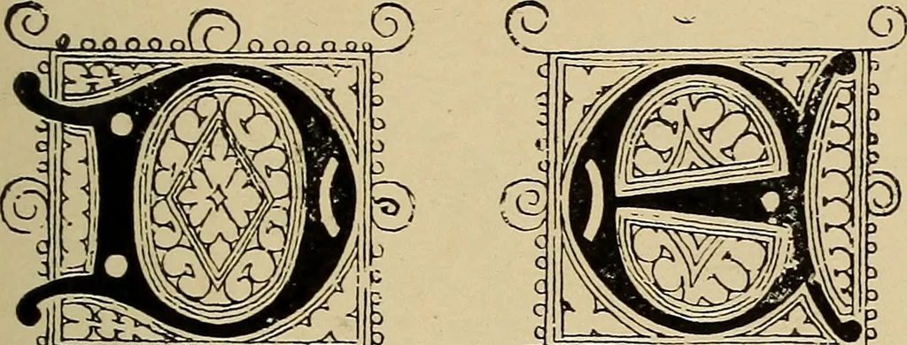 An illustration from Alphabets old and new, for the use of craftsmen, 1910, leaf 136