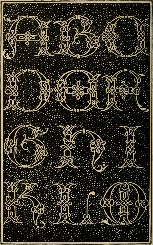 An illustration from Alphabets old and new, for the use of craftsmen, 1910, leaf 145