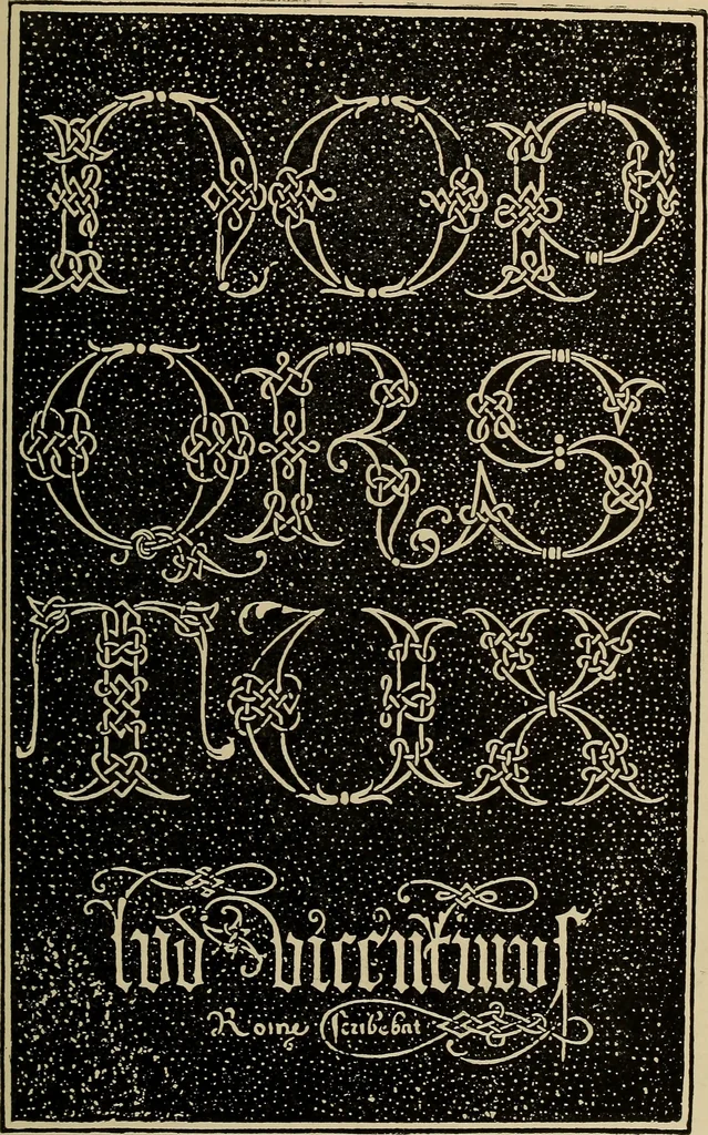 An illustration from Alphabets old and new, for the use of craftsmen, 1910, leaf 146