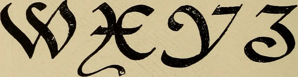 An illustration from Alphabets old and new, for the use of craftsmen, 1910, leaf 147