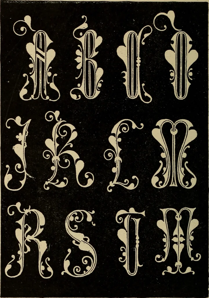 An illustration from Alphabets old and new, for the use of craftsmen, 1910, leaf 159