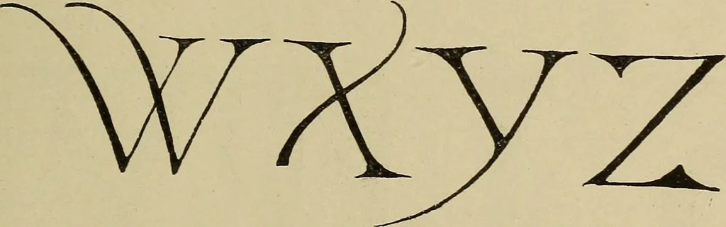 An illustration from Alphabets old and new, for the use of craftsmen, 1910, leaf 166