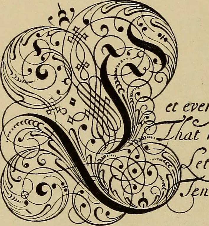 An illustration from Alphabets old and new, for the use of craftsmen, 1910, leaf 175