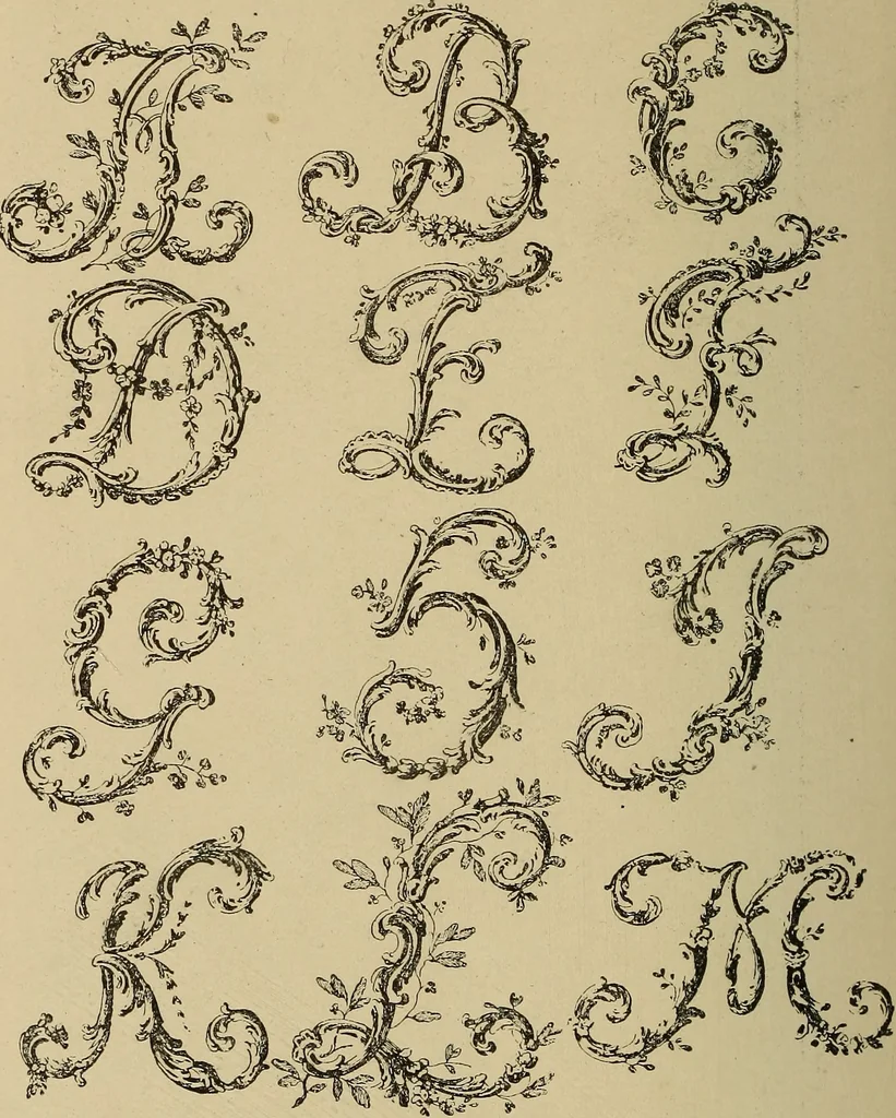 An illustration from Alphabets old and new, for the use of craftsmen, 1910, leaf 189