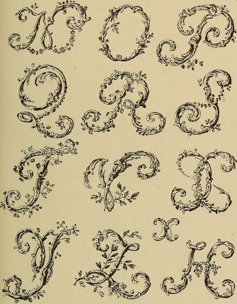 An illustration from Alphabets old and new, for the use of craftsmen, 1910, leaf 190