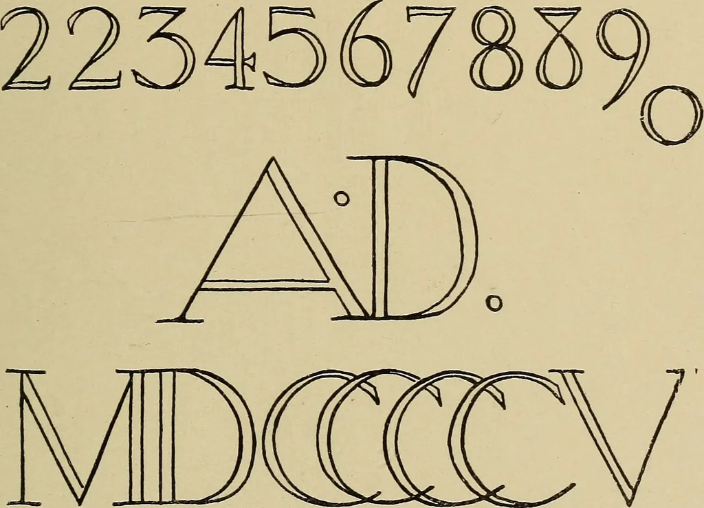 An illustration from Alphabets old and new, for the use of craftsmen, 1910, leaf 214