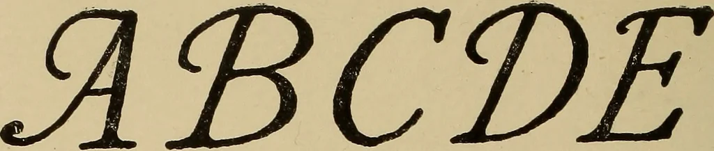 An illustration from Alphabets old and new, for the use of craftsmen, 1910, leaf 223