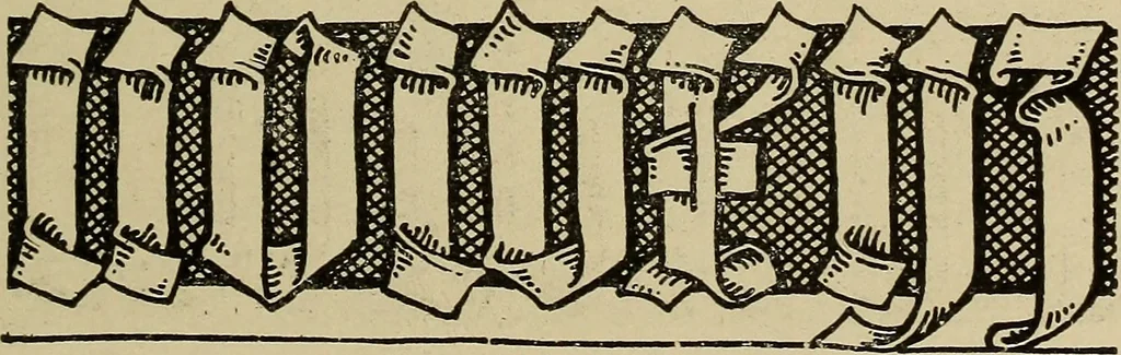 An illustration from Alphabets old and new, for the use of craftsmen, 1910, leaf 234