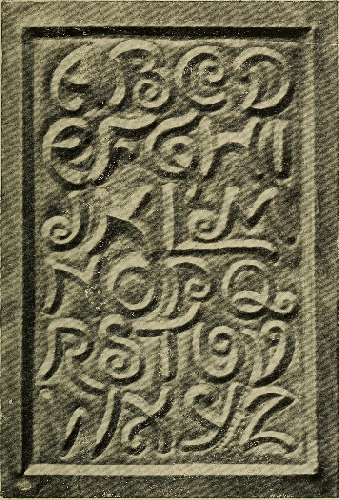 An illustration from Alphabets old and new, for the use of craftsmen, 1910, leaf 236