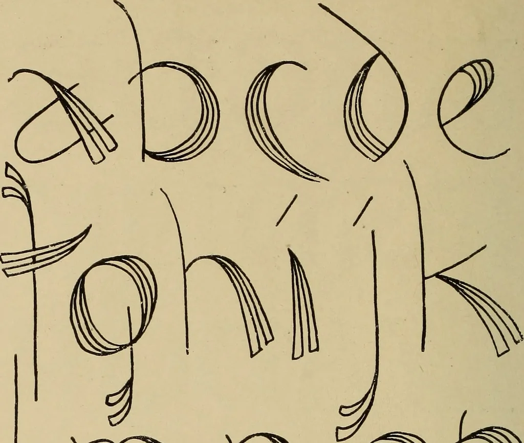 An illustration from Alphabets old and new, for the use of craftsmen, 1910, leaf 243