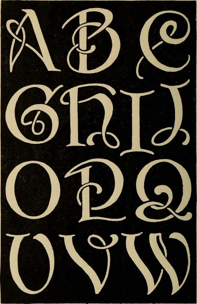 An illustration from Alphabets old and new, for the use of craftsmen, 1910, leaf 259