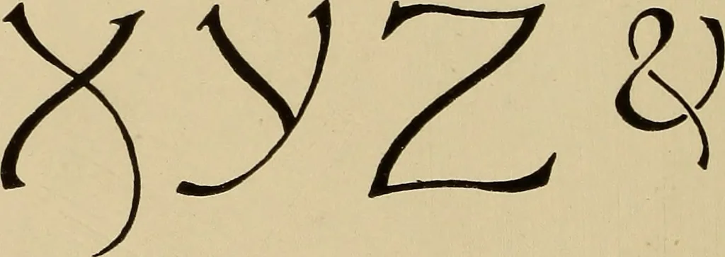 An illustration from Alphabets old and new, for the use of craftsmen, 1910, leaf 265