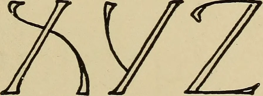 An illustration from Alphabets old and new, for the use of craftsmen, 1910, leaf 266