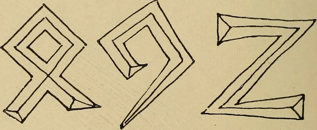 An illustration from Alphabets old and new, for the use of craftsmen, 1910, leaf 271